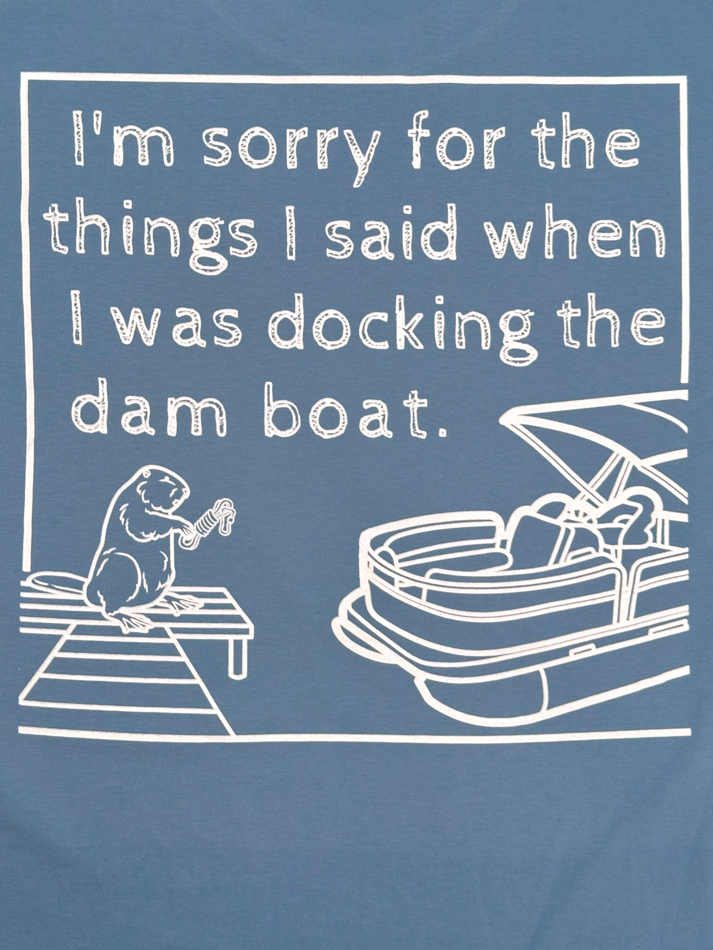 Docking the dam boat -Slate