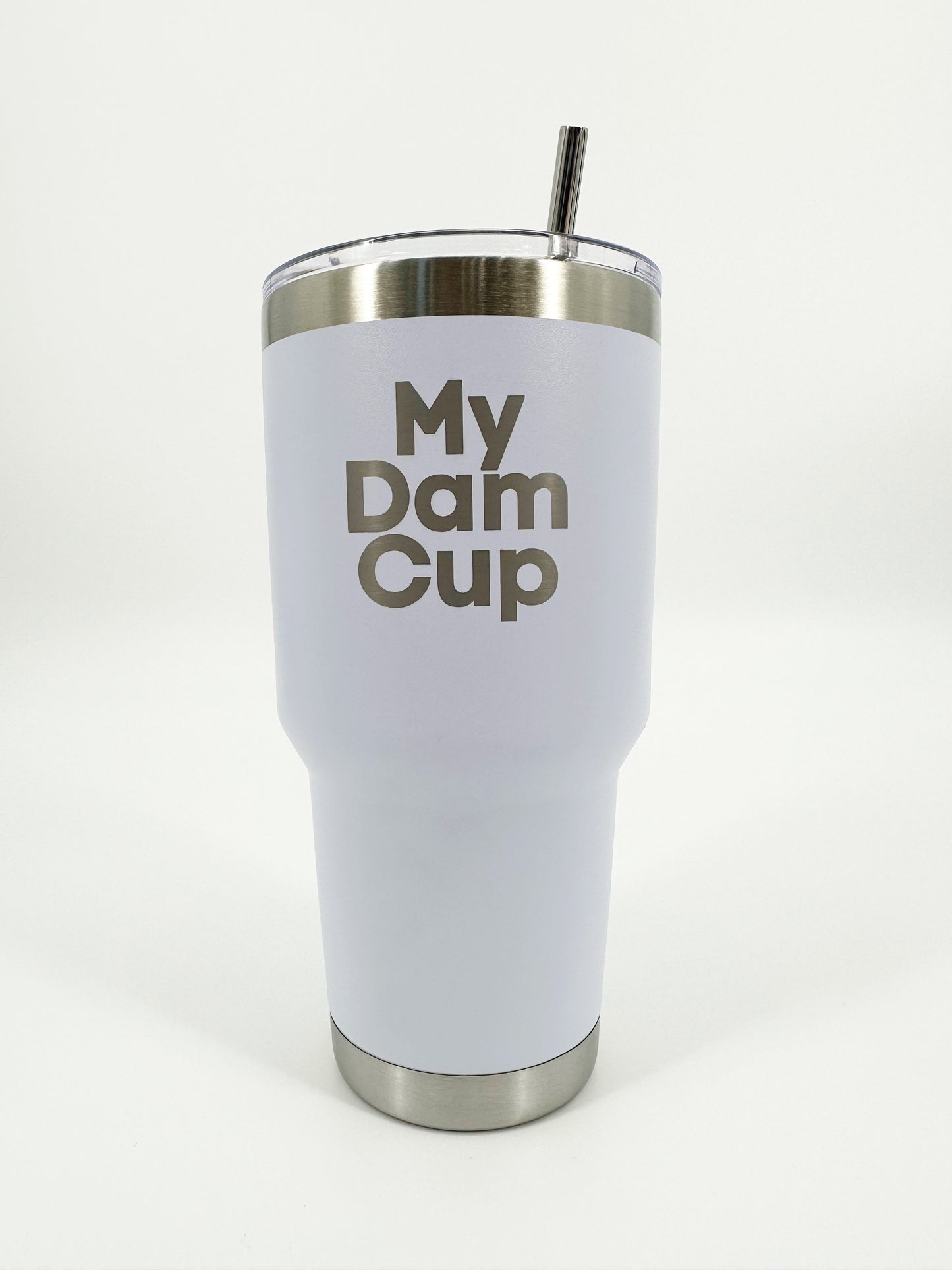 30oz Dam Cup - White